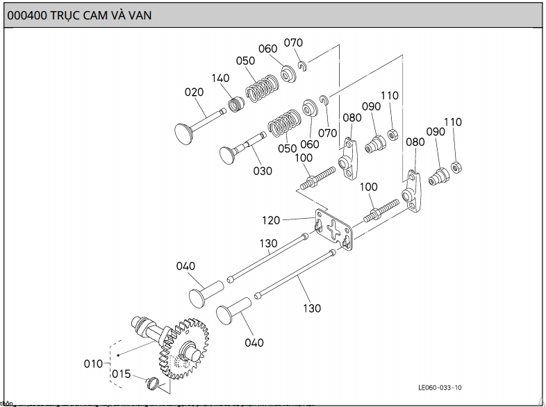 Trục cam và van
